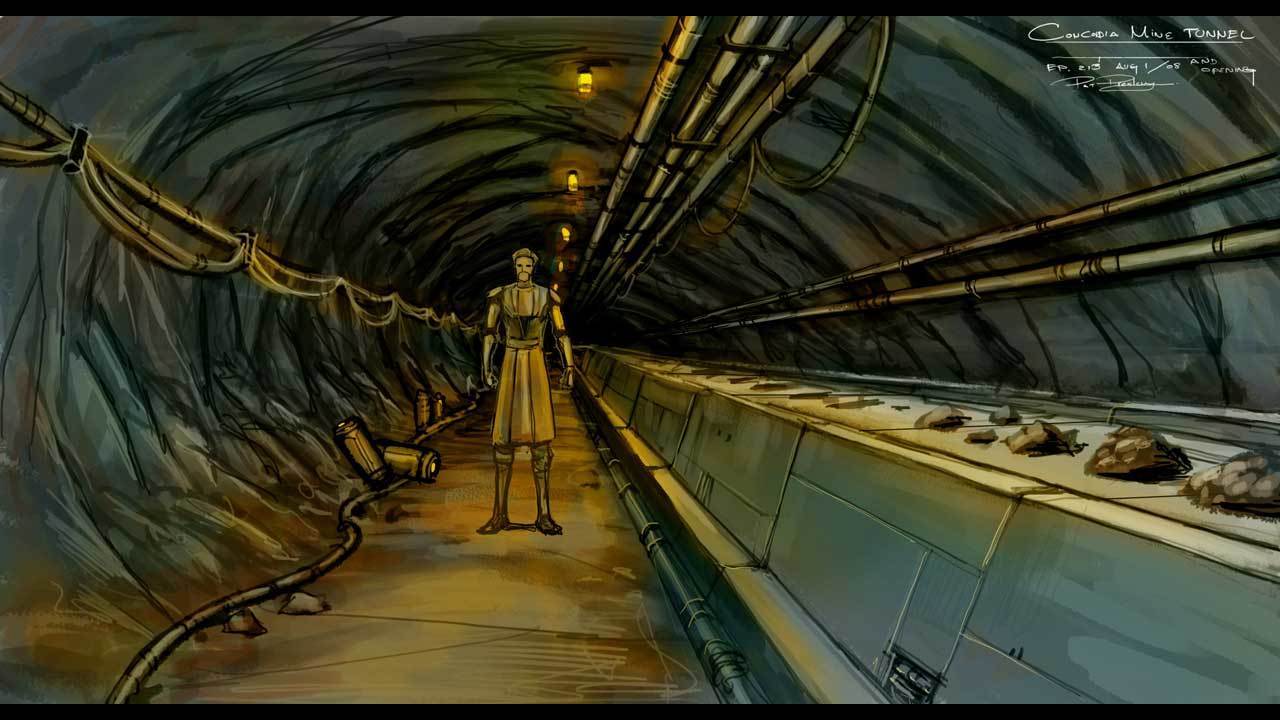 Concordian mining tunnels concept design