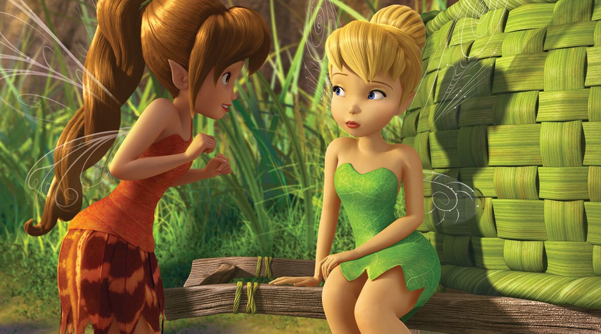 Fawn and Tinker Bell prepare for their next adventure.