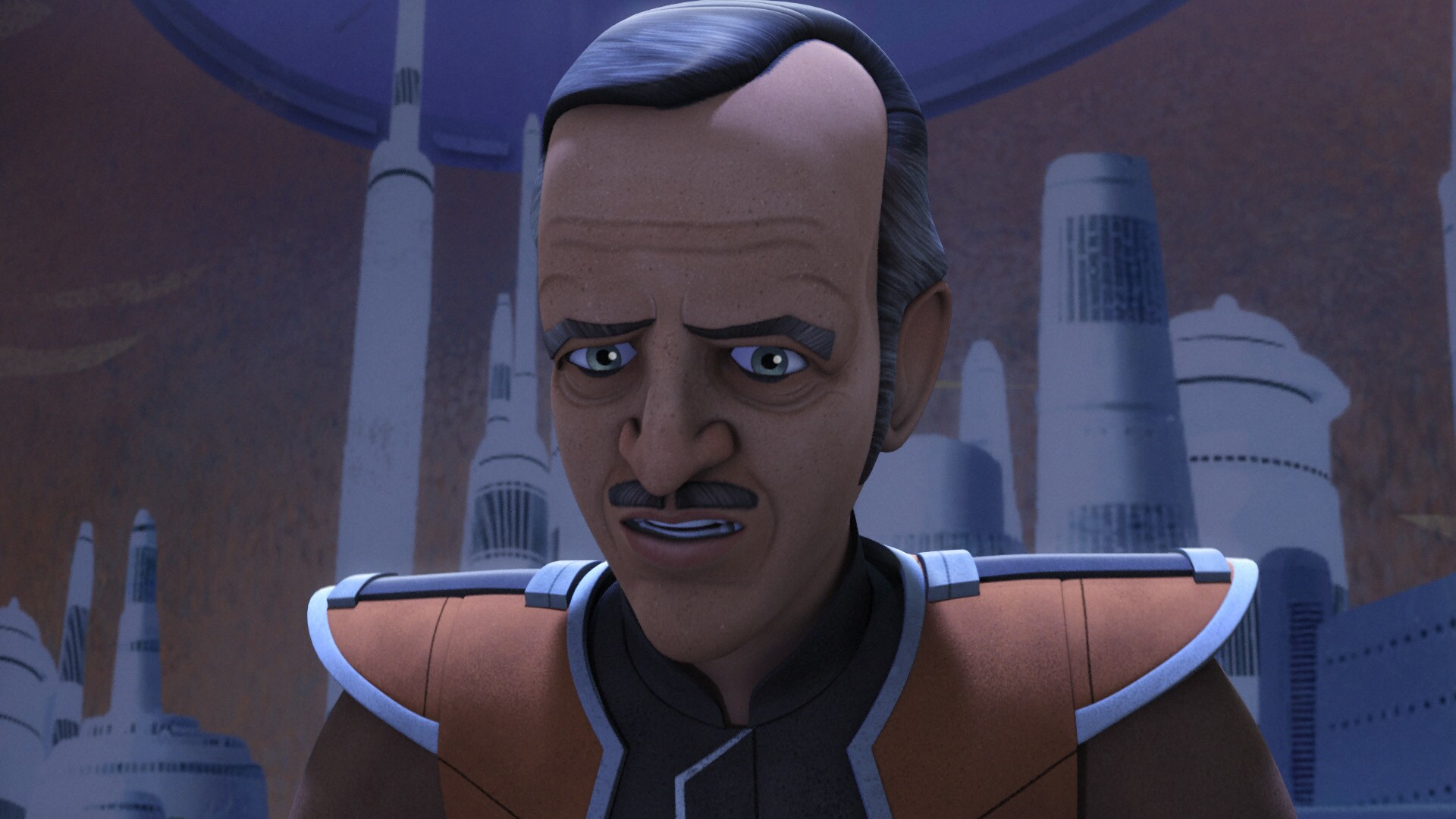 This episode marks the return of Gall Trayvis, voiced by actor Brent Spiner.