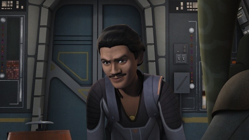 Lando Calrissian as depicted in "Star Wars: Rebels"