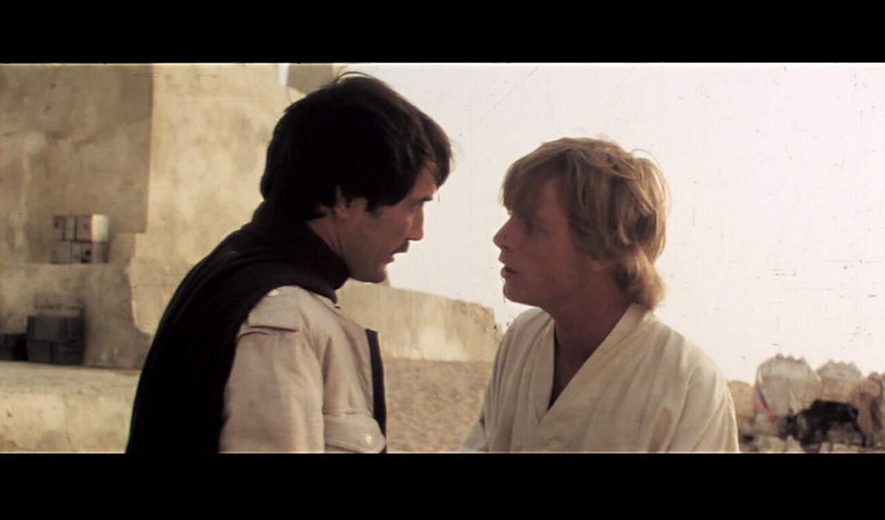 Biggs had something else to tell Luke during his visit home. Leaning close, he told his old frien...