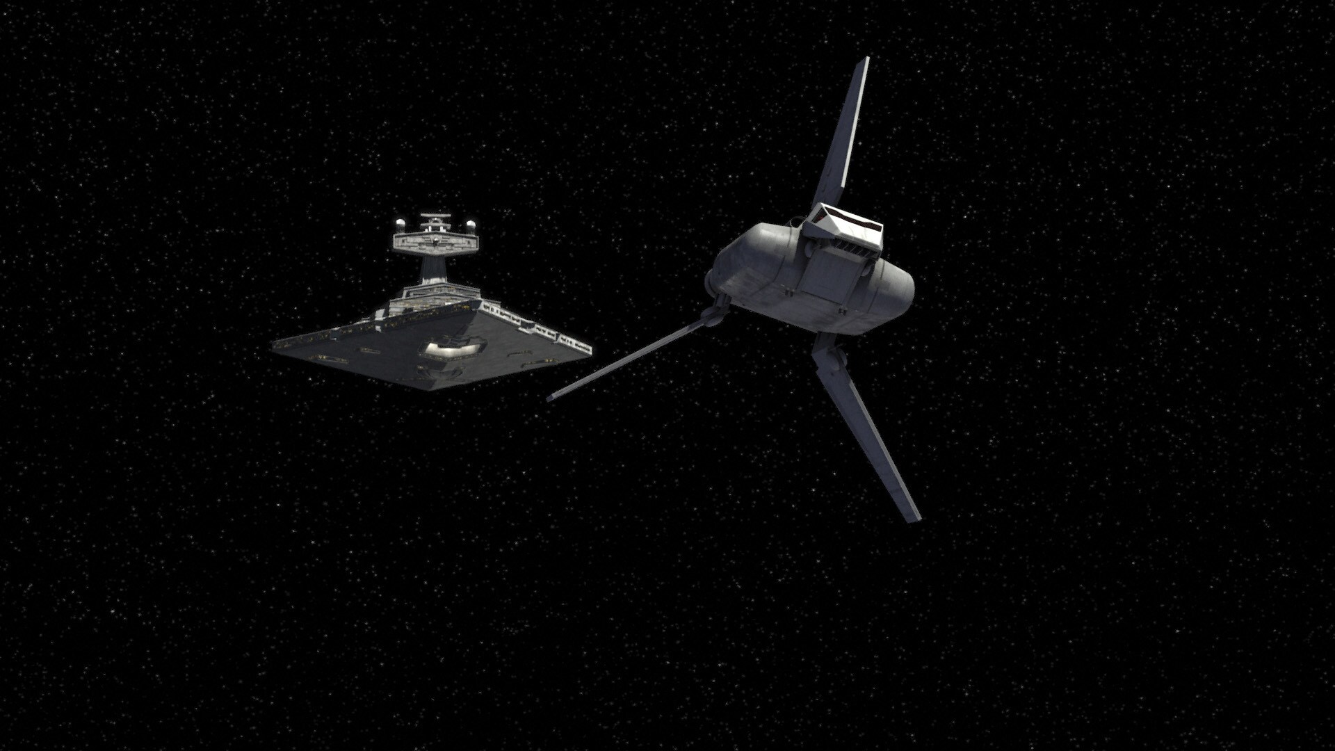 This marks the first appearance of the Sentinel-class shuttle in the series. The vessel was desig...