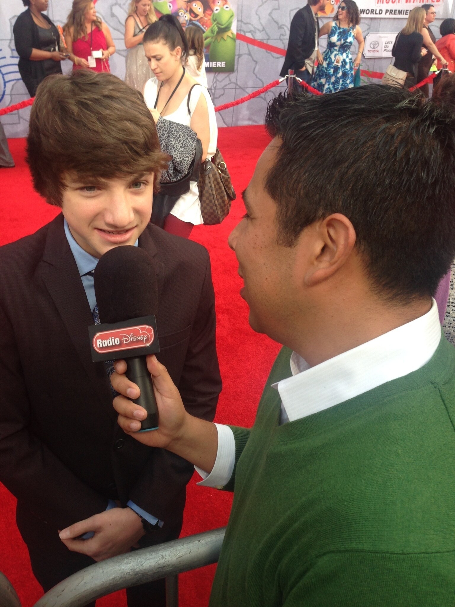 Jake Short at Muppets Most Wanted