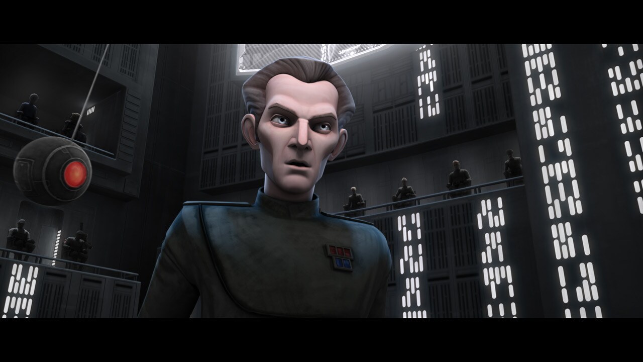 Padmé stands at the defense, while Tarkin serves as prosecutor. He intends to prove that Ahsoka w...