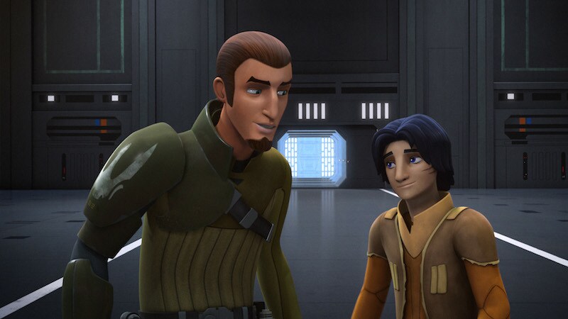 Kanan Jarrus mentors Ezra Bridger