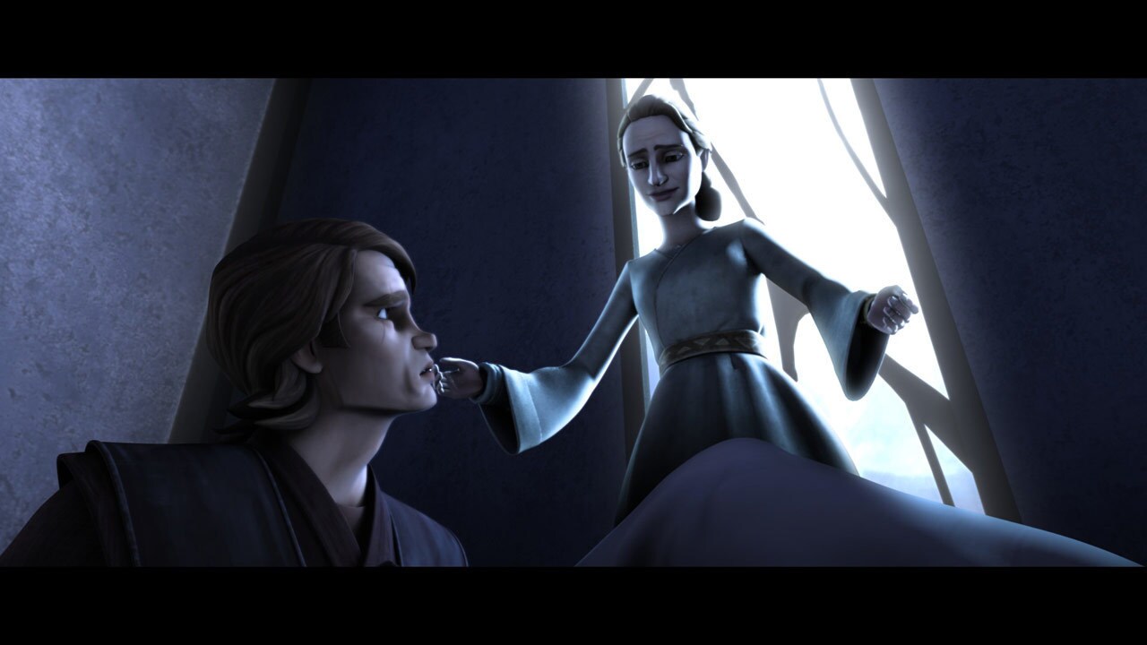 While on the mysterious planet Mortis, Anakin experienced a vision of his mother. Time had done n...