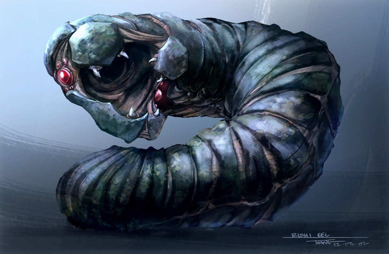 Creature design, Rishi eel