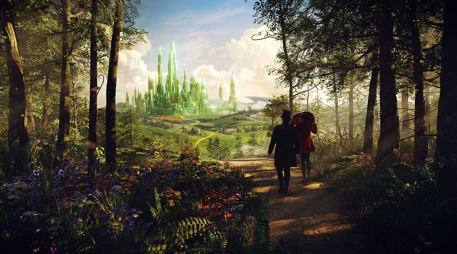 Mila Kunis and James Franco in "Oz the Great and Powerful"