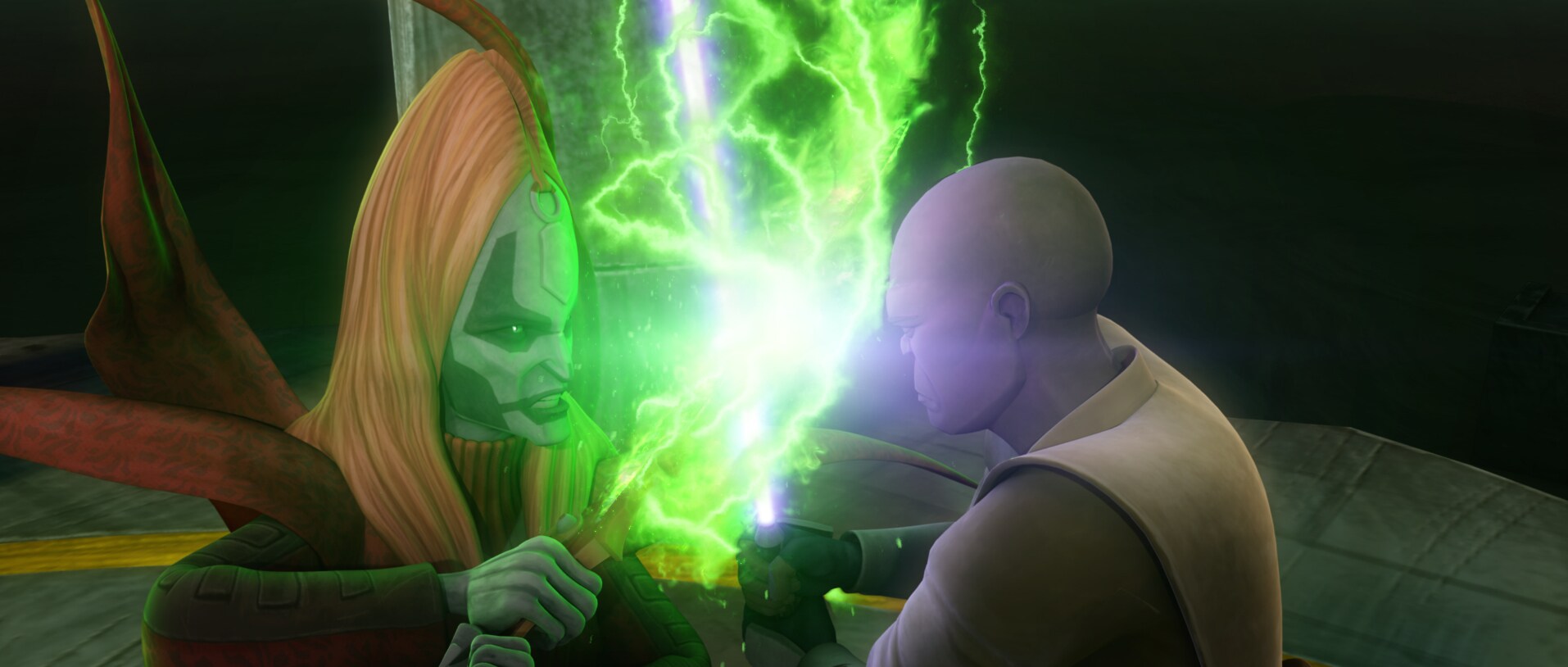 Guided by the Force, Mace and Jar Jar followed Julia’s captors to the moon Zardossa Stix, where t...