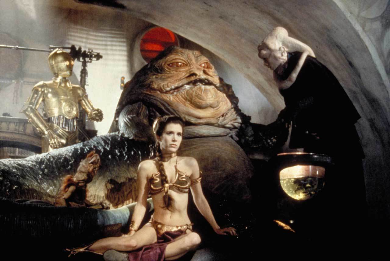 Jabba and his minions caught Leia liberating Han. Her identity and rescue plan revealed, Leia had...