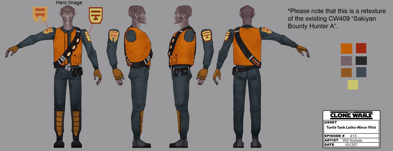 Turtle Tanker pilot character design illustration by Will Nichols