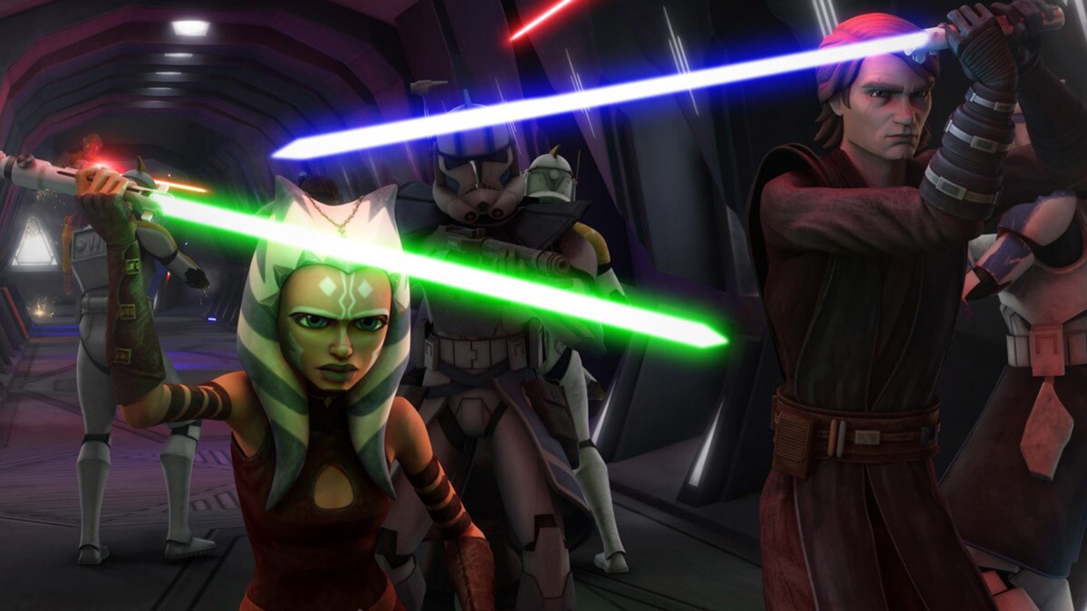  Ahsoka Tano and Anakin Skywalker