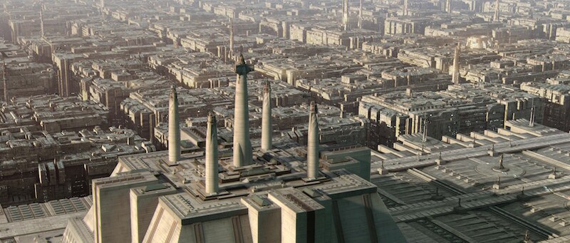 The Jedi Temple on Coruscant