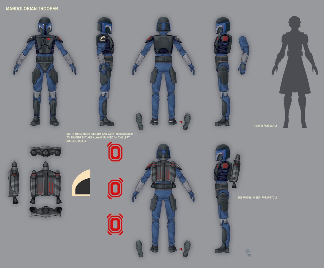 Mandalorian Death Watch armor final designs