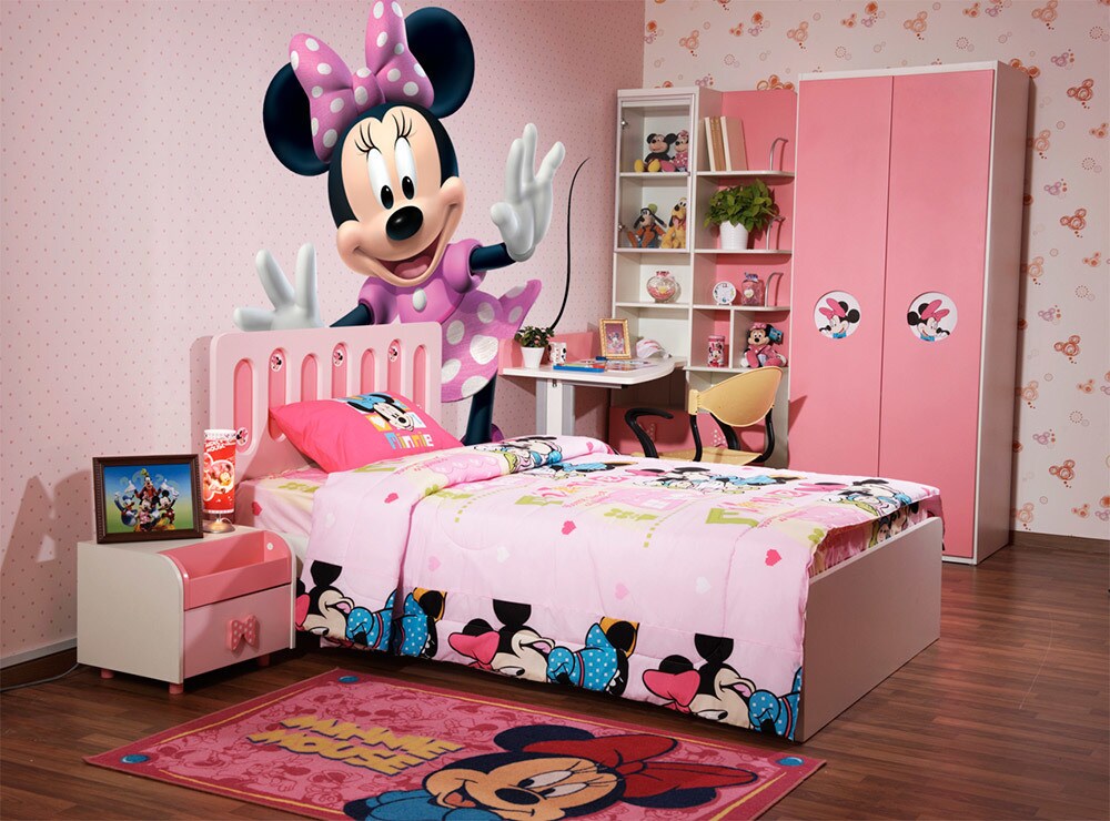 Minnie Mouse room make over 3D visual