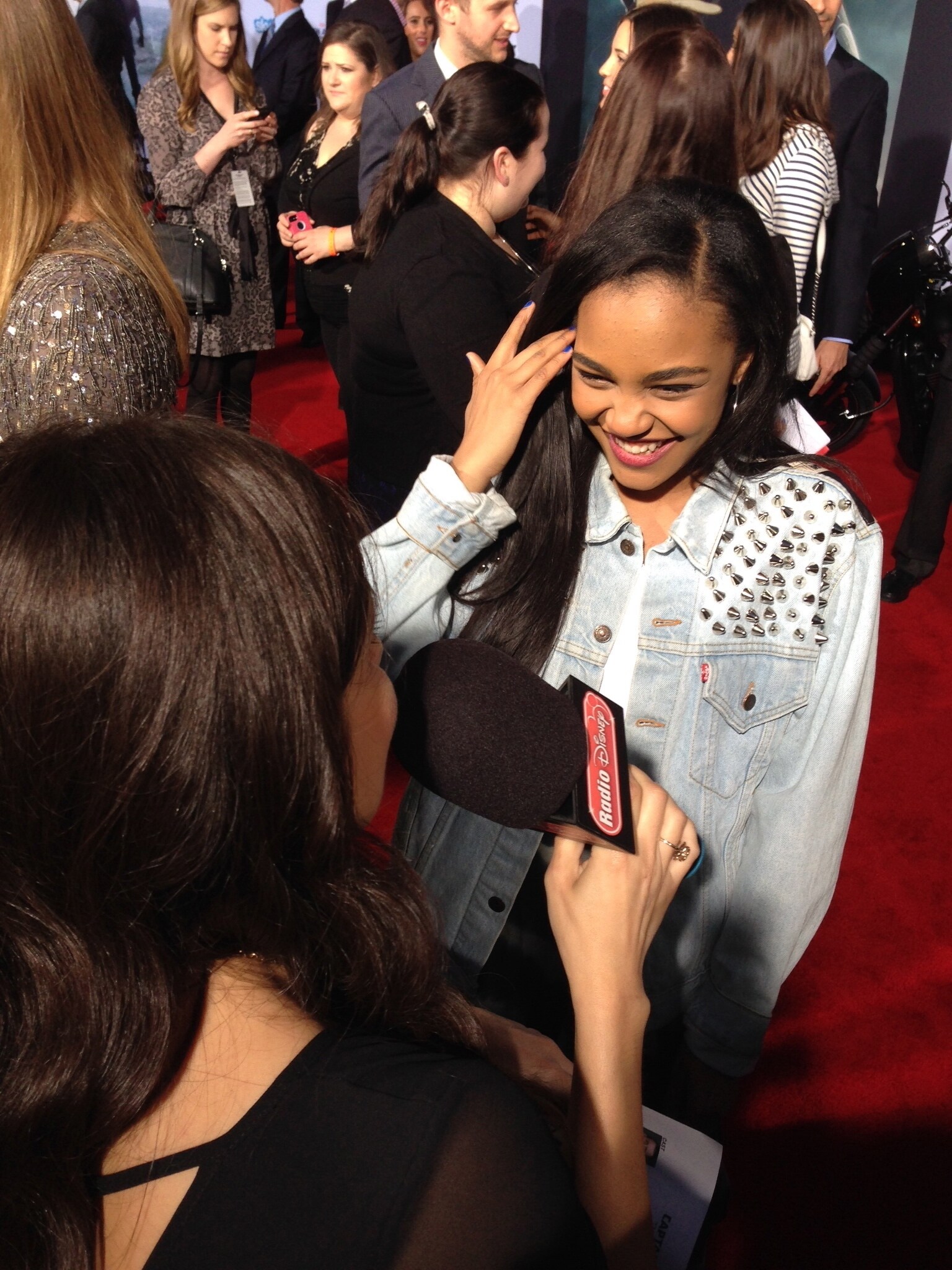 China Anne McClain at Captain America: The Winter Soldier
