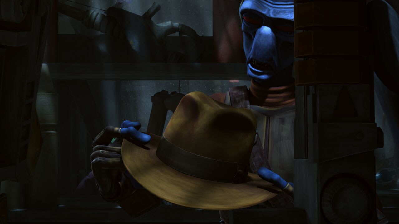 Also found in that pawn shop is a suspiciously-familiar looking rumpled fedora. 