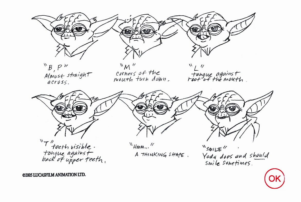 Yoda character studies