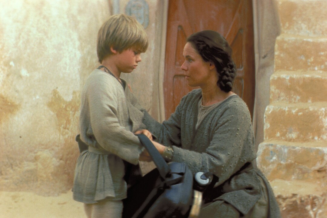 Anakin was free, but Watto refused to part with Shmi. Wanting a better life for her son, Shmi urg...