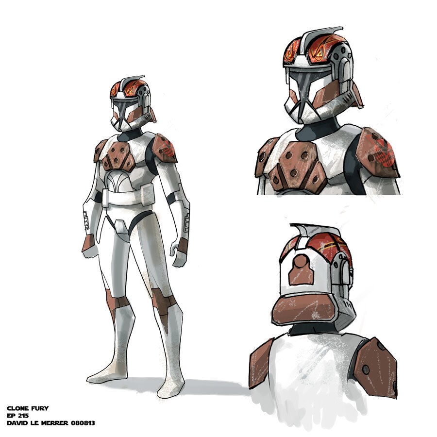 Concept art of a clone trooper pilot