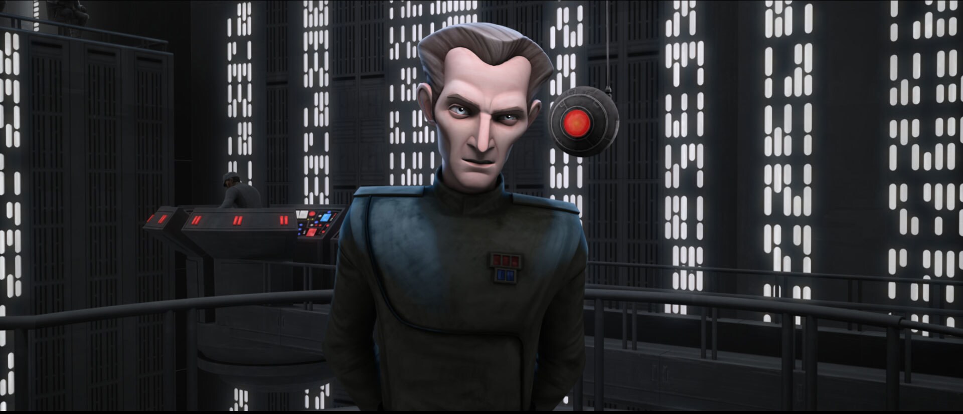 The Jedi reluctantly bowed to Tarkin’s wishes, expelling Ahsoka. Tarkin served as prosecutor at h...