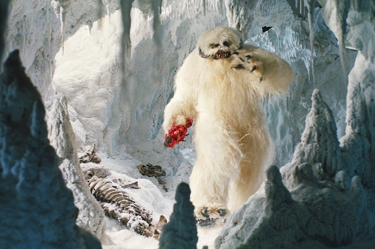 But tauntauns weren’t Hoth’s only native lifeforms. While on patrol, Luke was ambushed by a wampa...