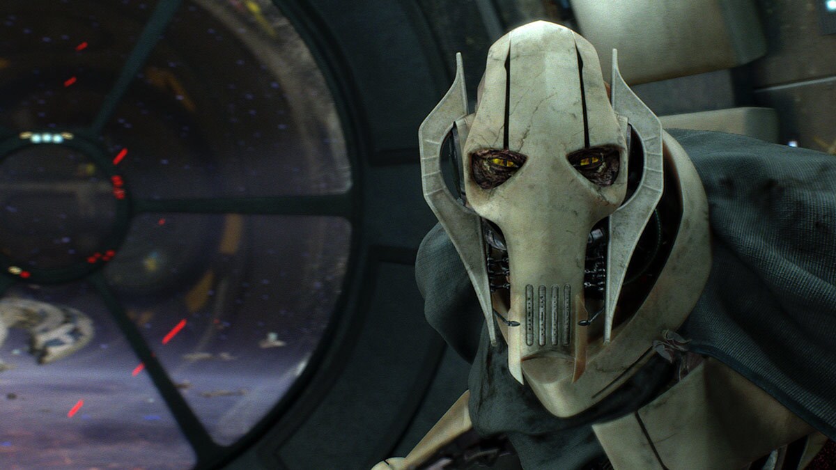 General Grievous escaping the Battle of Coruscant