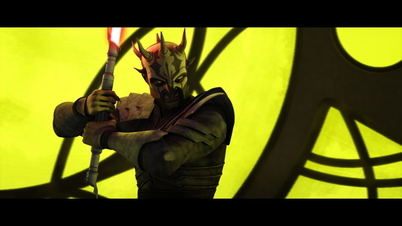 Count Dooku was pleased with Savage's power. Dooku began training him with a double-ended lightsa...