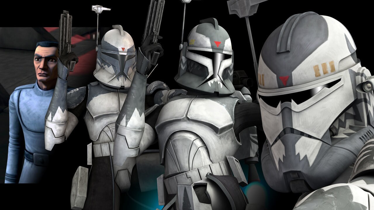 Supervising Director Dave Filoni, an aficionado of wolves, created Clone Commander Wolffe's new a...