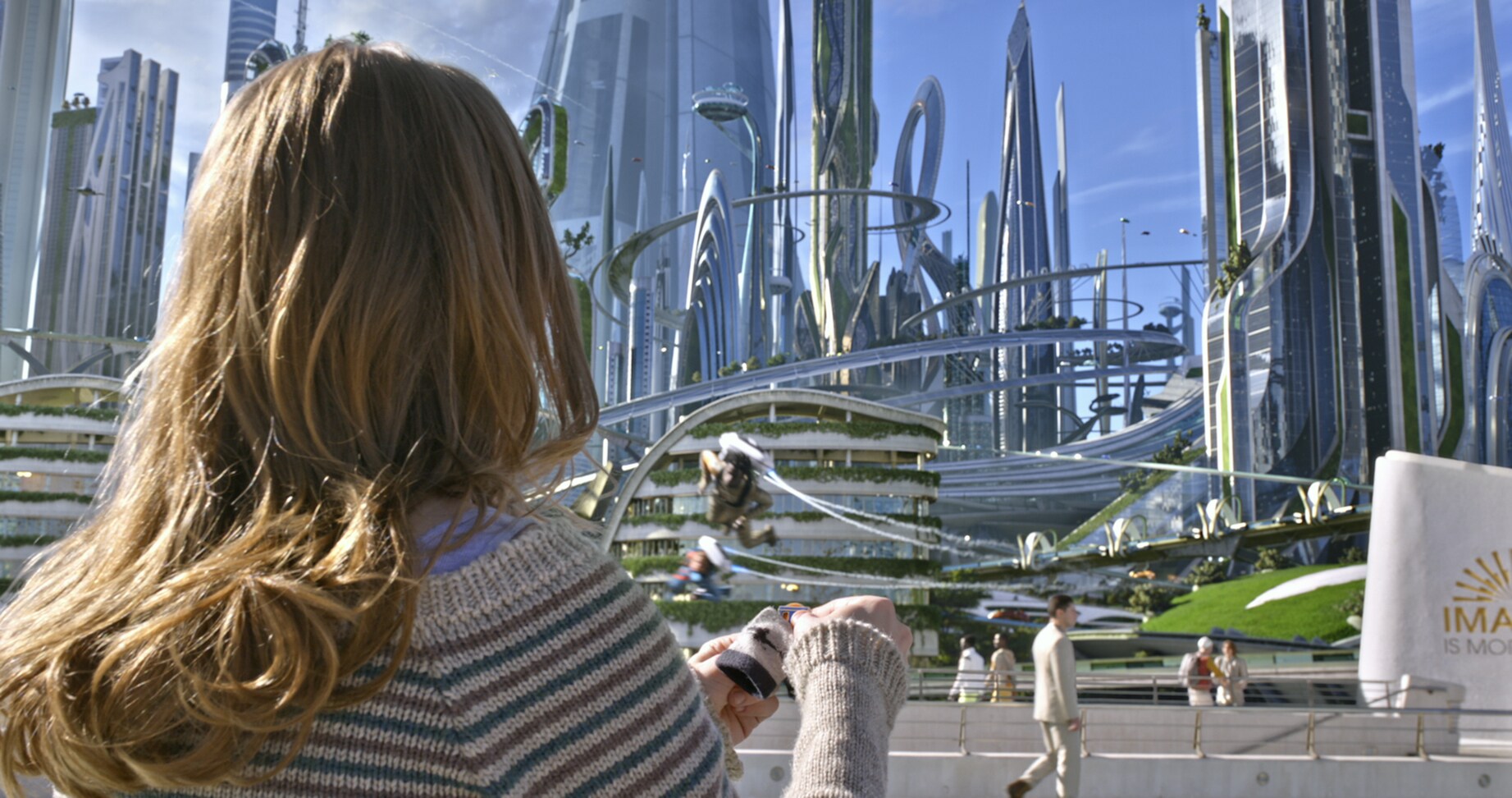 Image of Tomorrowland from the movie "Tomorrowland"