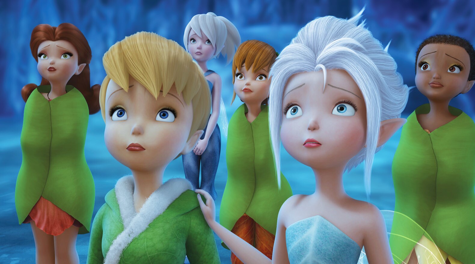 Tink and Peri hope that the freeze has spared the Pixie Dust Tree.