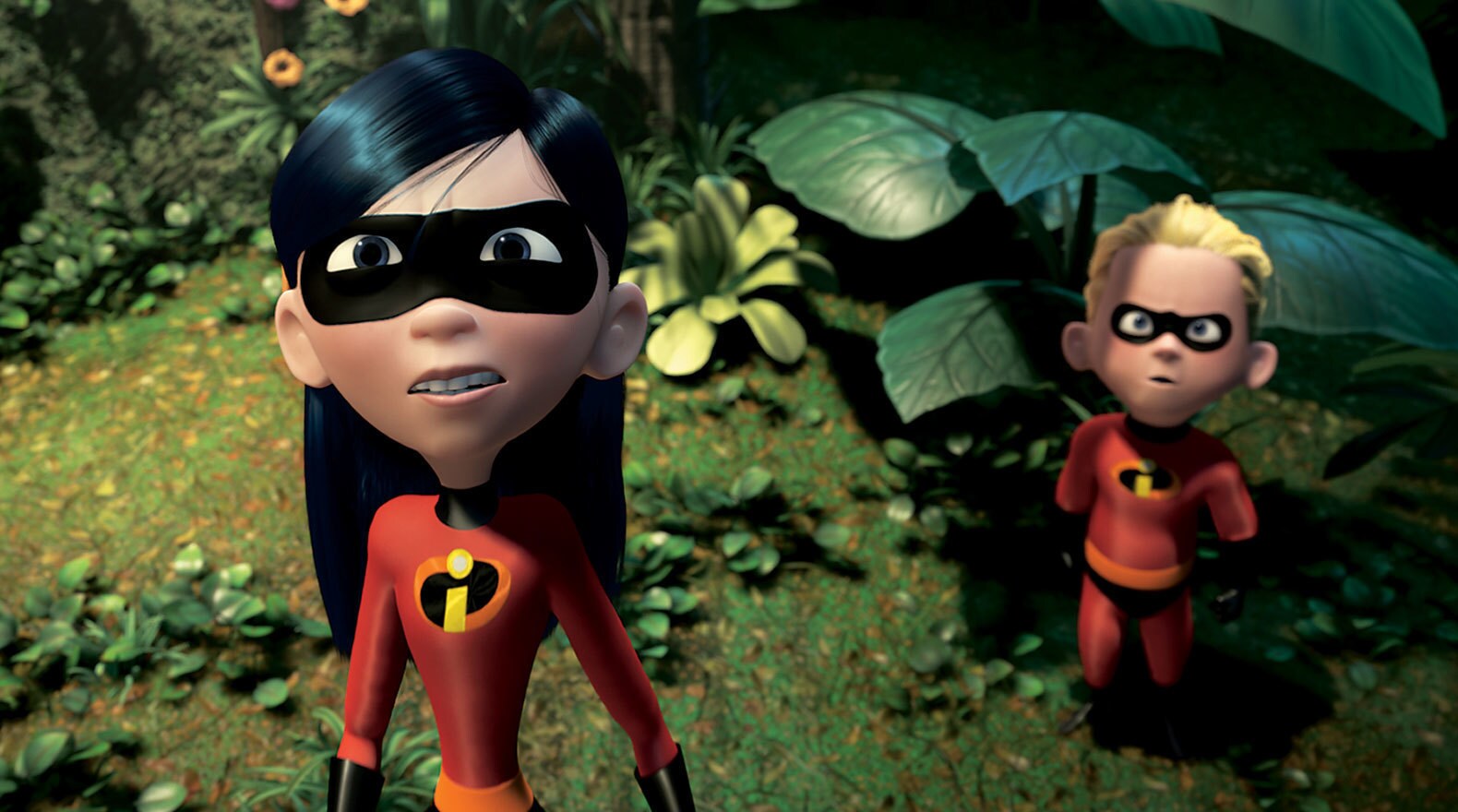 Violet and Dash learn how to work together in "The Incredibles"