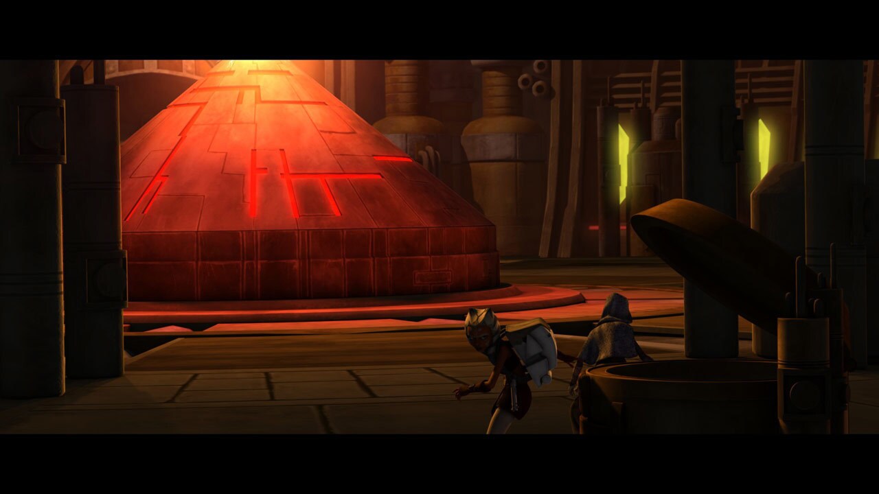 Inside the power plant, Ahsoka and Barriss have made their way to the foundry reactor, but their ...