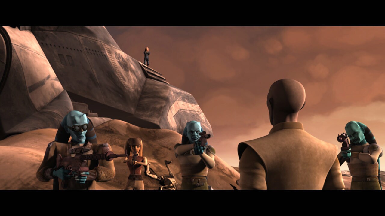Windu and his squad of AT-RTs go out in search of Chan Syndulla, leader of the Twi'lek resistance...