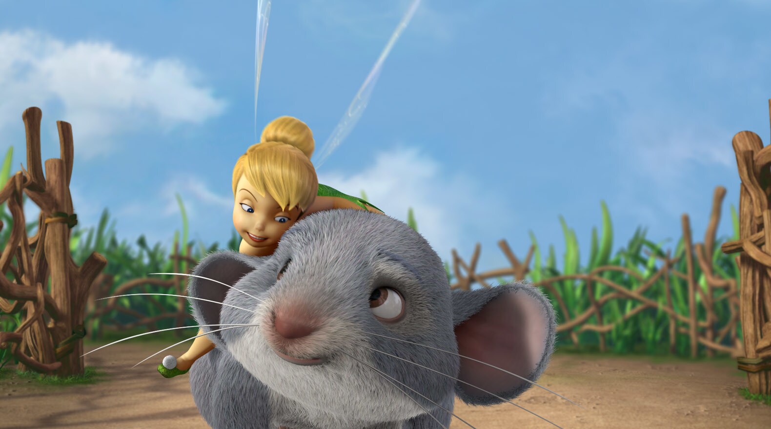 This mouse, named after his favorite food, is Tink’s loyal companion.