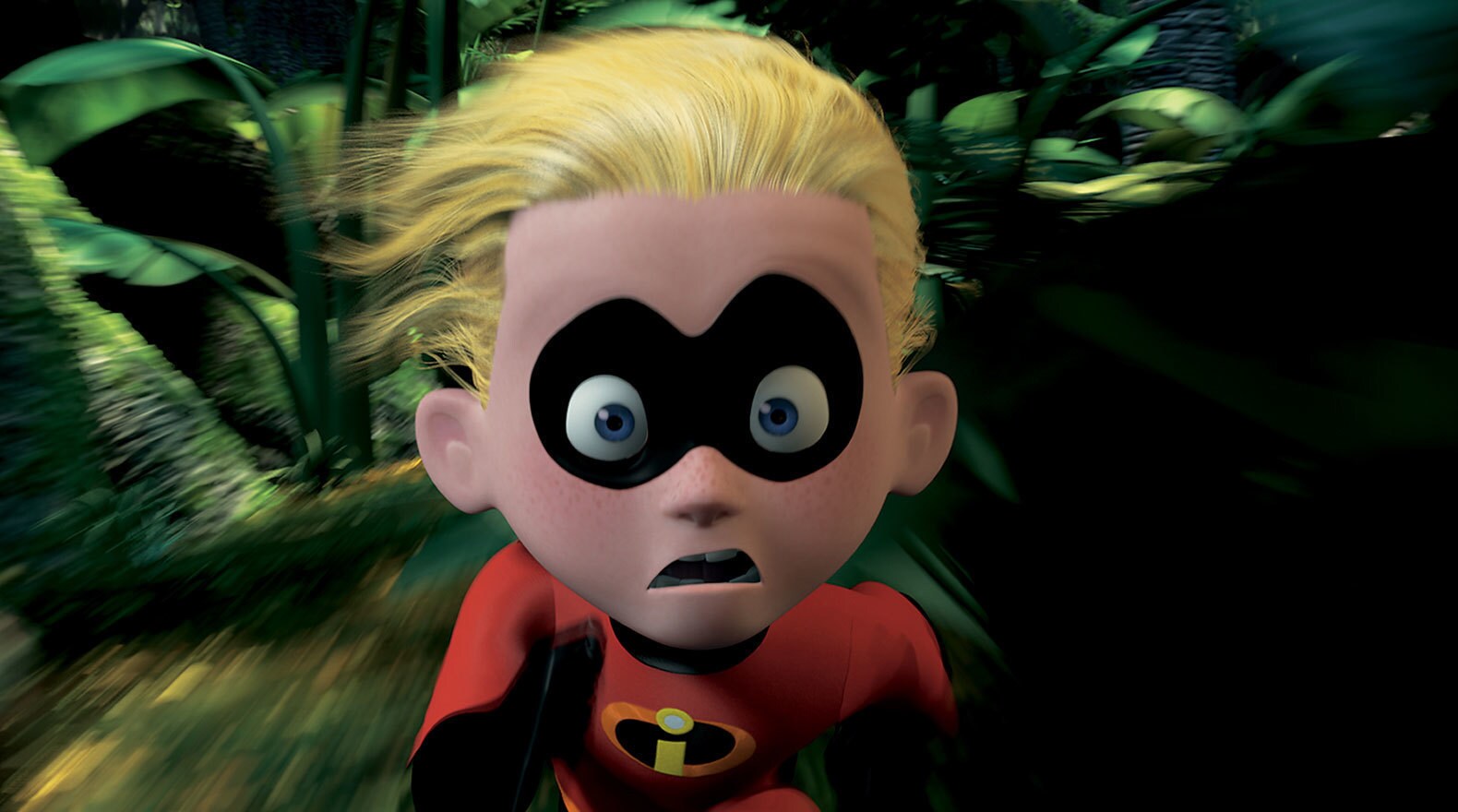 Dash running very fast in "The Incredibles"