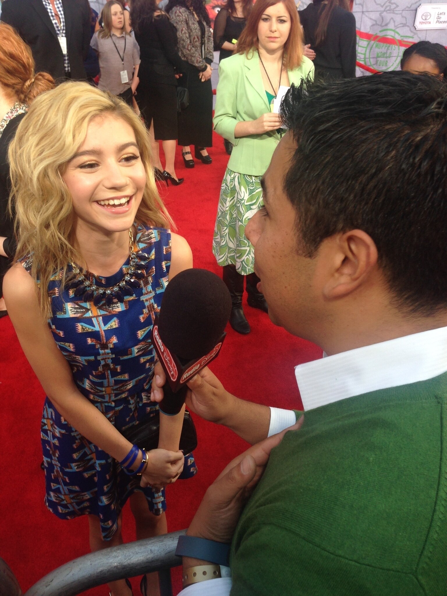 G Hannelius at Muppets Most Wanted