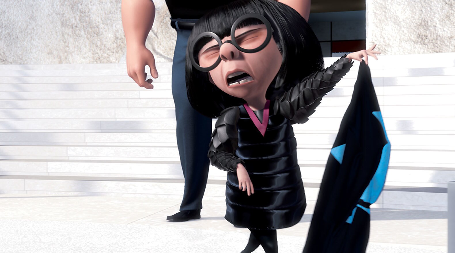Edna E Mode in "The Incredibles"