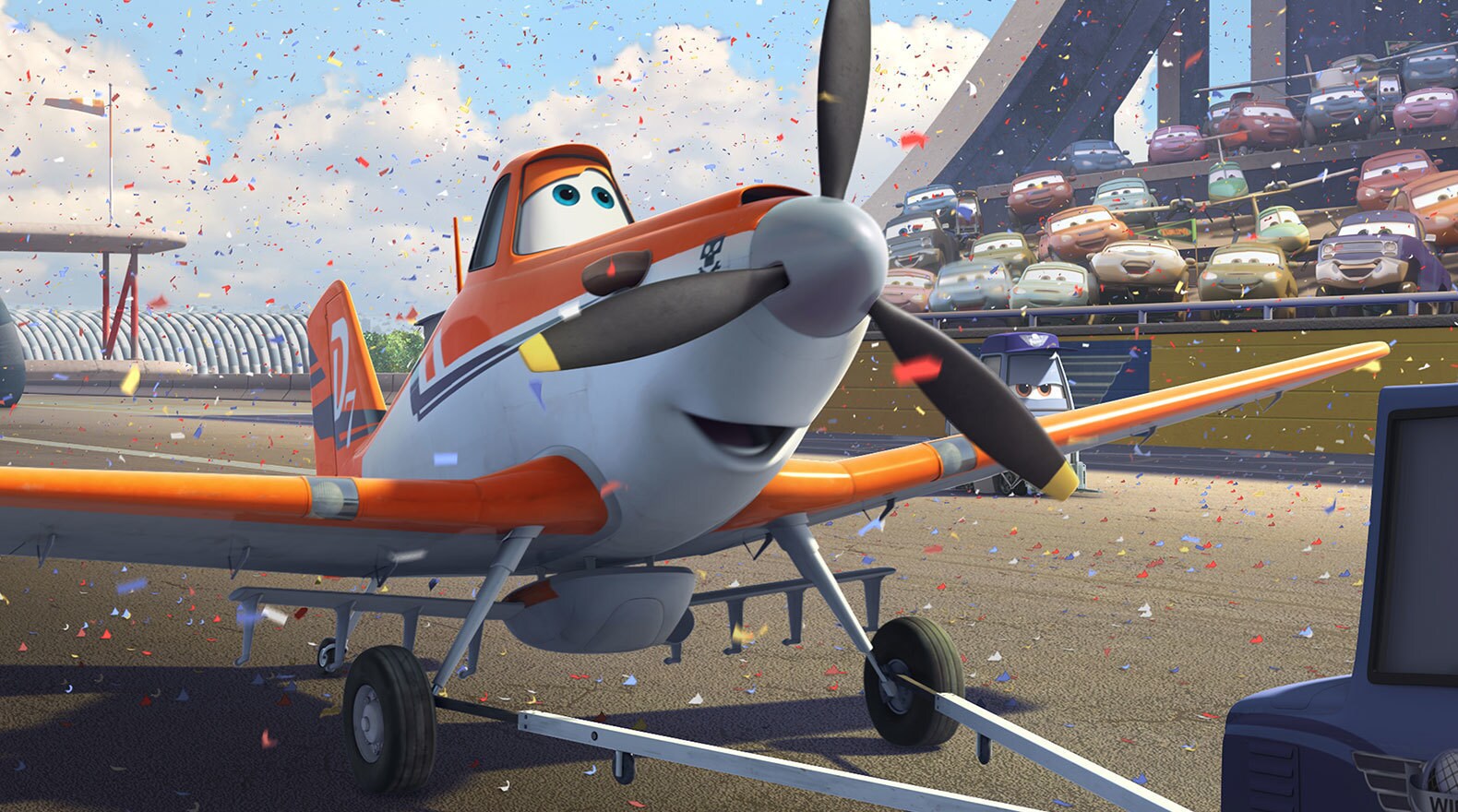 From crop duster to racer, Dusty is in the big leagues now! From the movie "Planes"