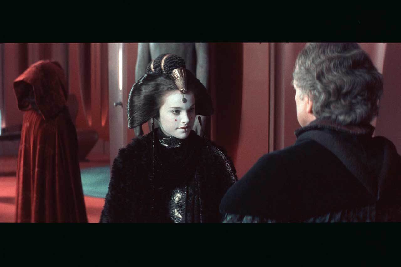 Delighted that Padmé had created a power vacuum at government's highest level, Palpatine lobbied ...