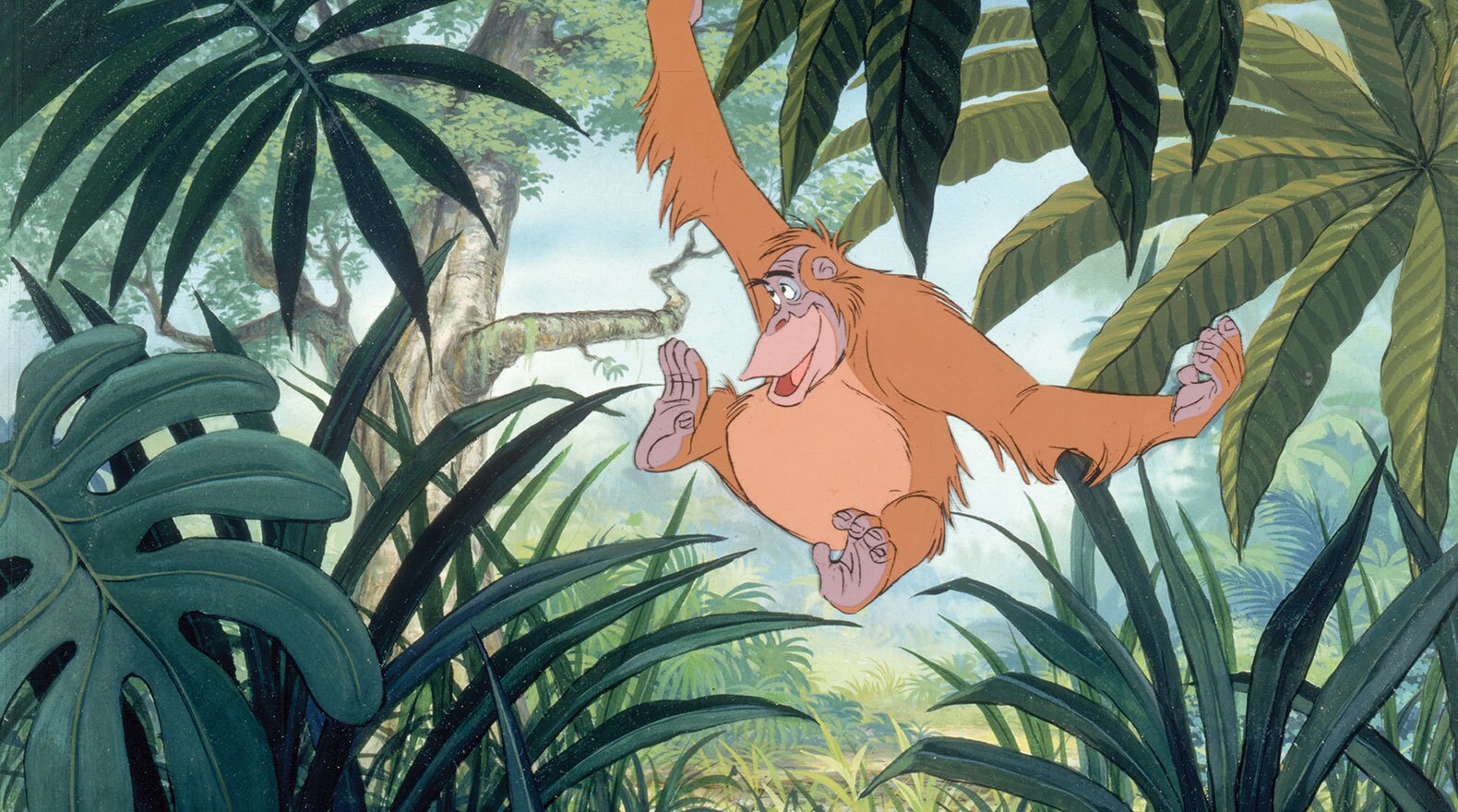 "Now, I'm the king of the swingers!" King Louie (voice of Louis Prima) from the Disney movie The Jungle Book (1967).