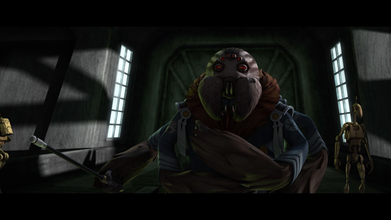 Admiral Trench was last seen in "Cat and Mouse," an episode from the second season of Star Wars: ...