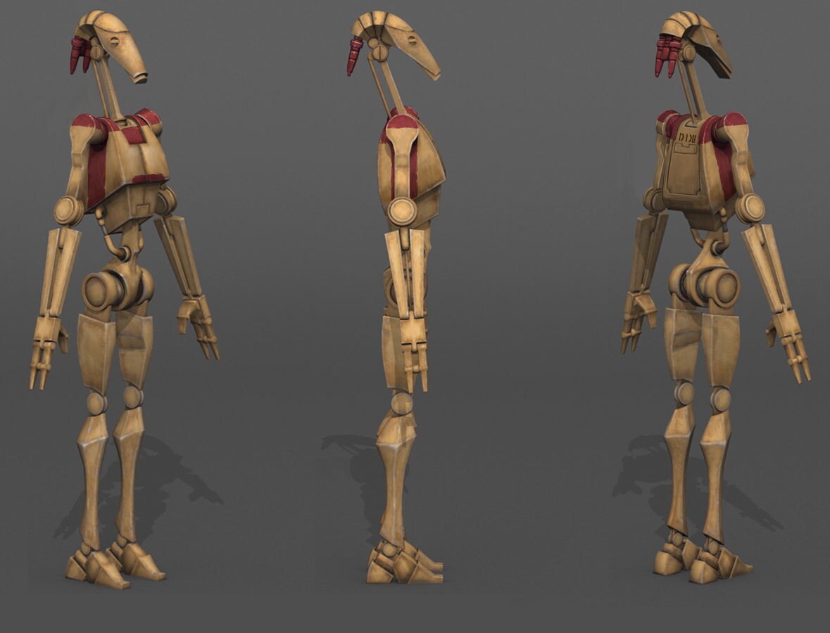 Security battle droid character design by Hyunwoo Lim.