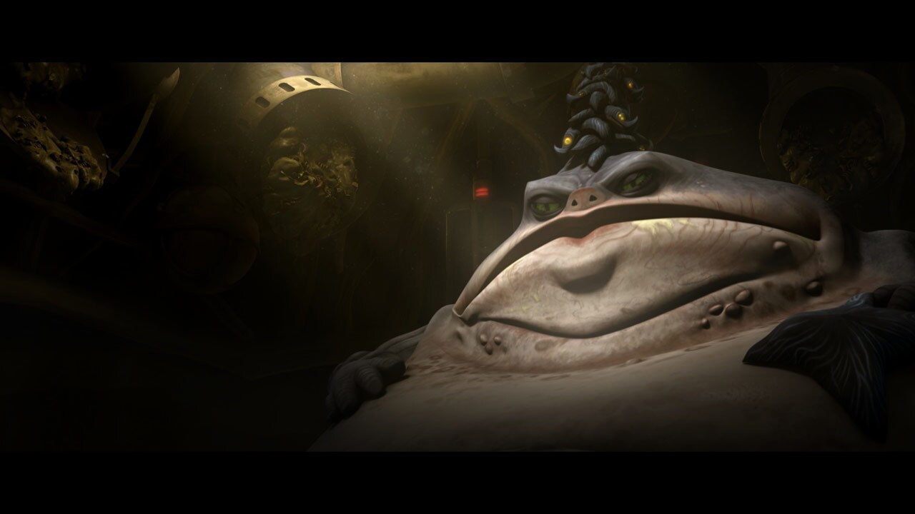 Ziro and Sy arrive at the home of the Hutt matriarch, Mama the Hutt. She is an enormous, intimida...