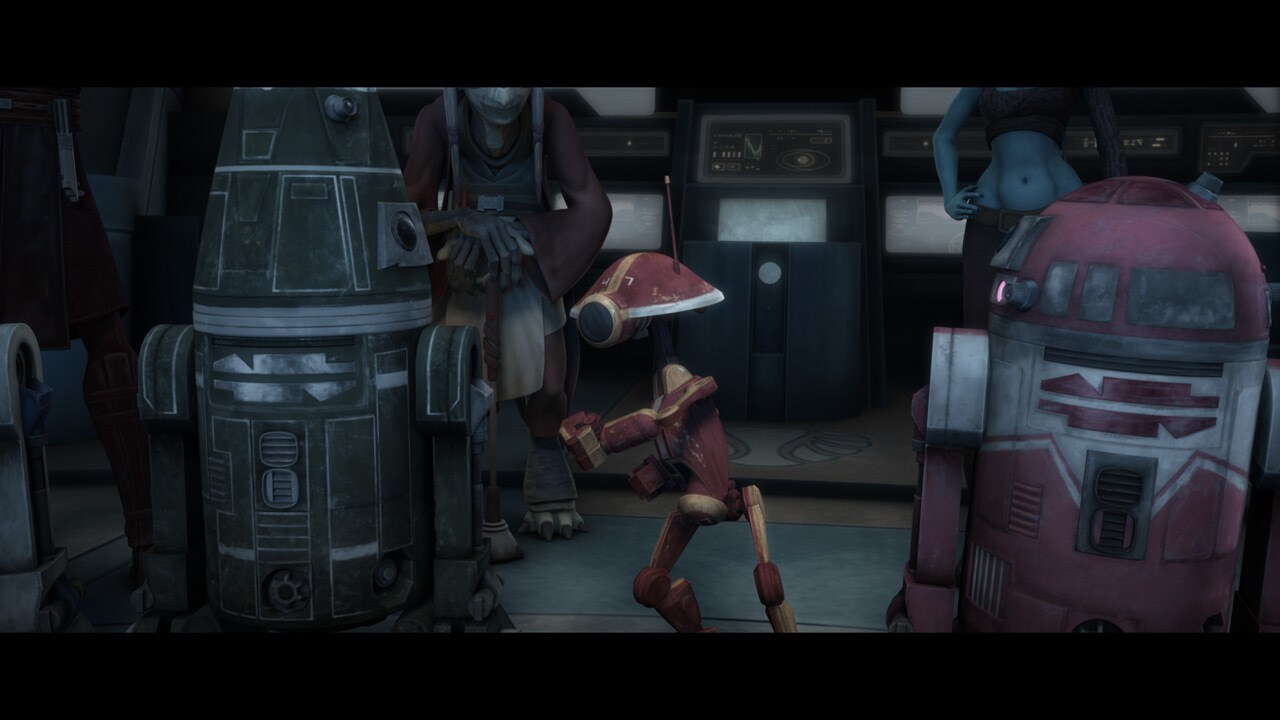 WAC-47, part of the droid team, shows up late. The scatterbrained pit droid was mistakenly seekin...