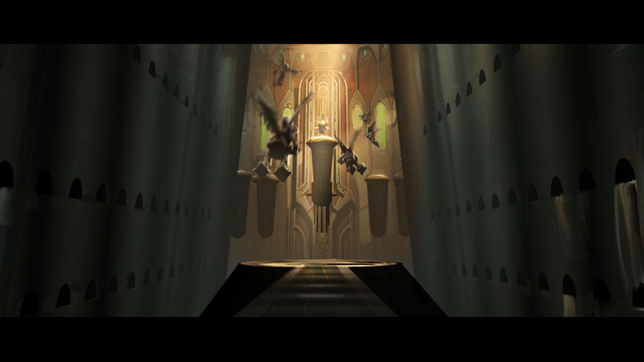Concept art of the Toydarian throne room
