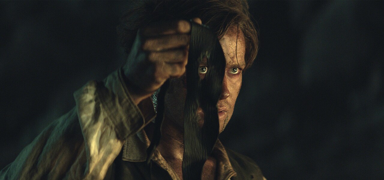 Armie Hammer as John Reid/The Lone Ranger in the movie "The Lone Ranger"