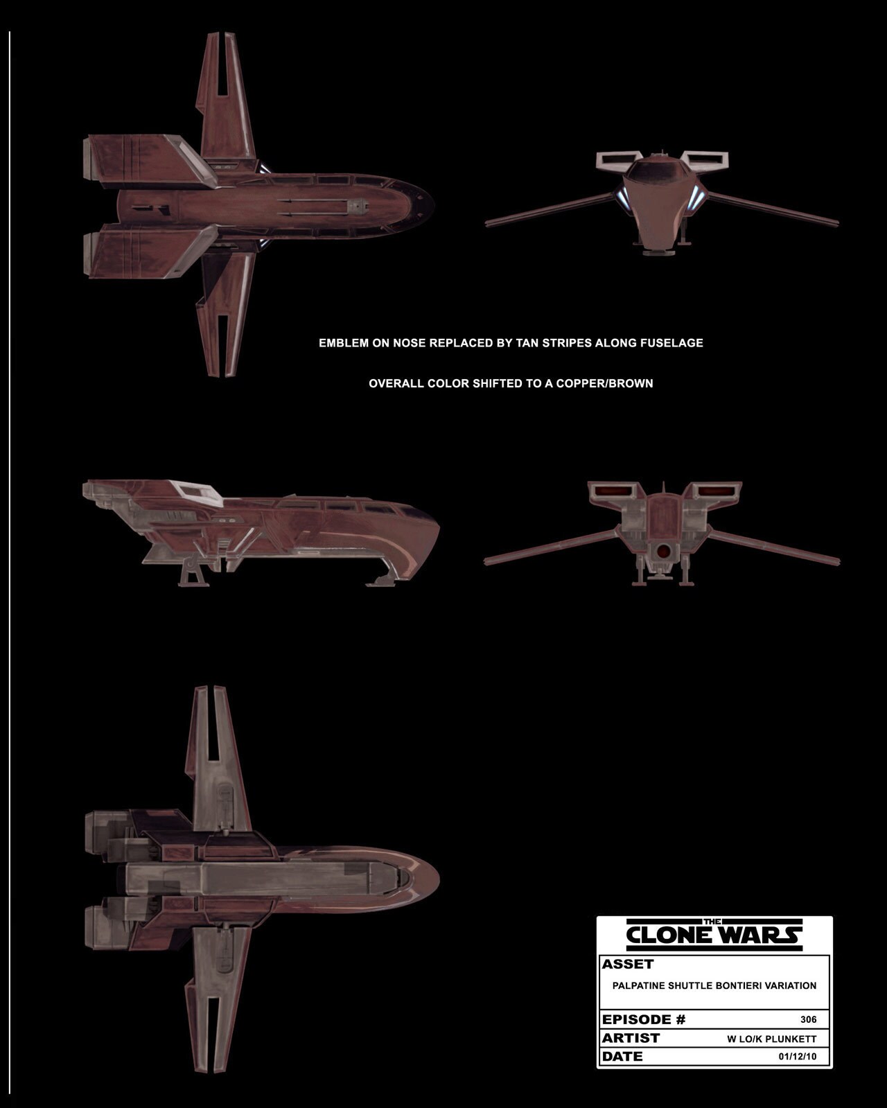 Concept design for Mina Bonteri's executive shuttle