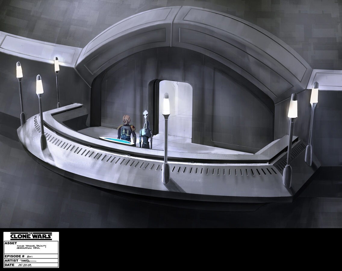 Concept art of the training facility observation deck