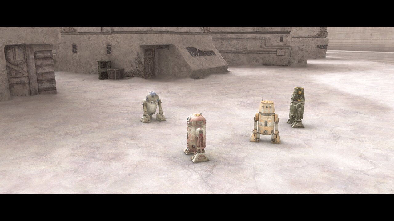 WAC-47, content with his new title, begins to bark orders at the rest of D-Squad. The astromechs,...